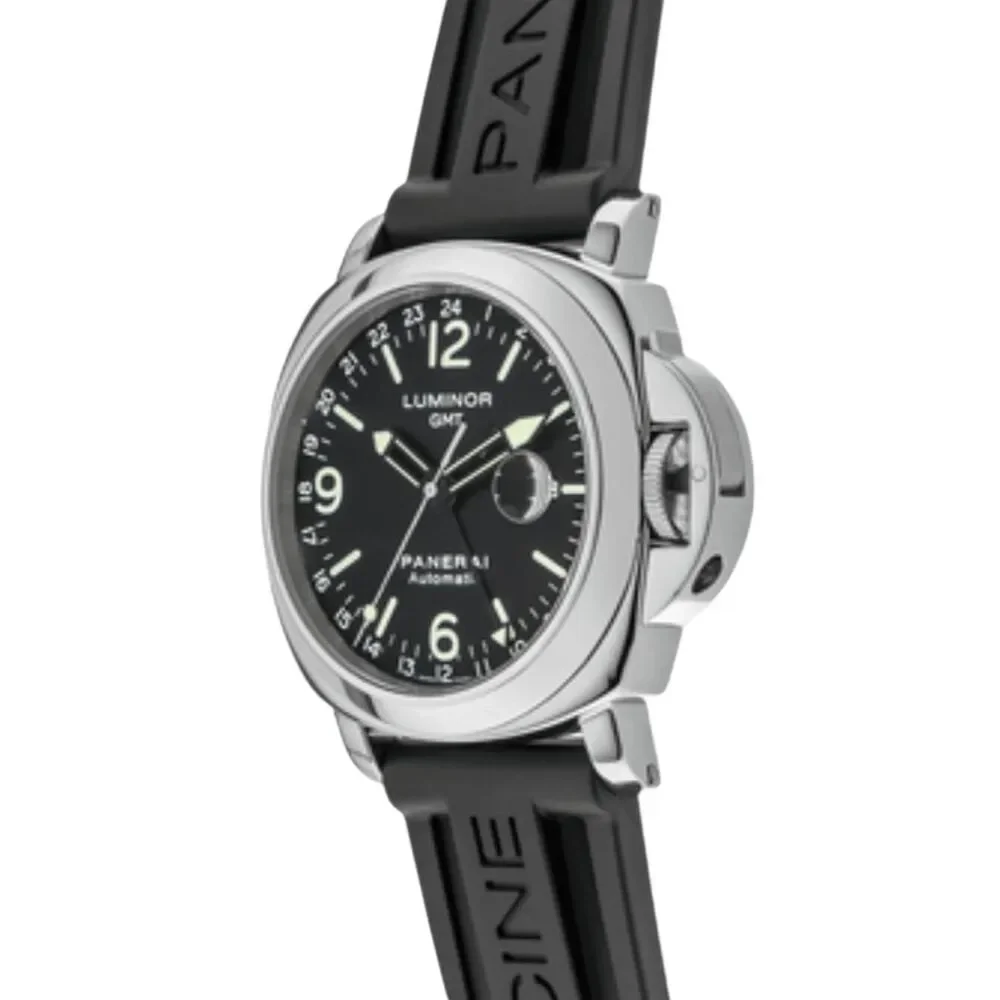 PNR Luminor GMT Black Dial Men's Watch